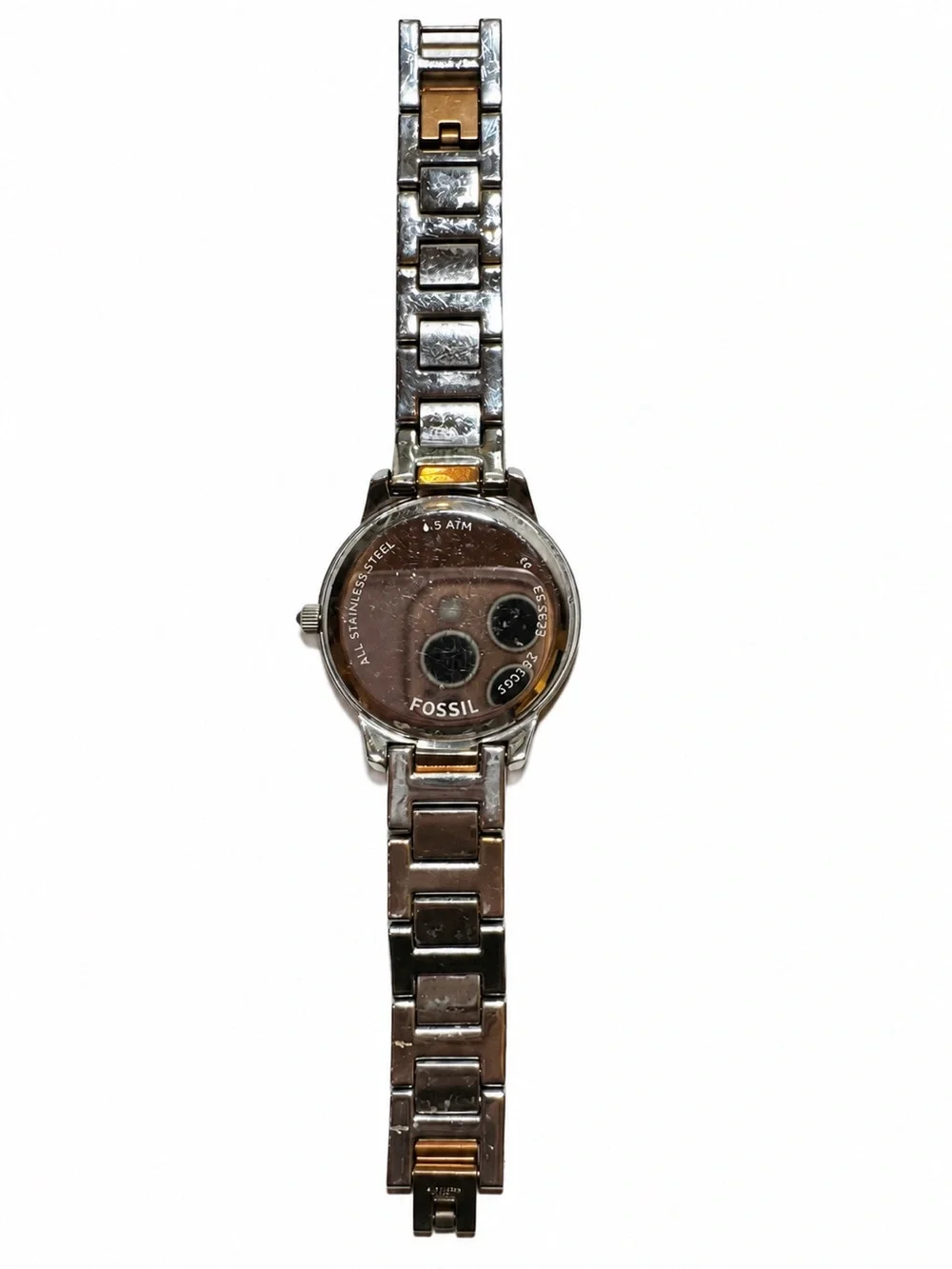 Fossil Jesse ES3622 Two Tone Crystal Watch